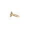 vintage Gouden entourage ring met diamant 14 krt