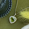 vintage Sophia pendant 14 krt - Lime