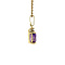 vintage Grace pendant L 14 krt - Violet