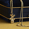 vintage Gouden hanger Nederlandse windmolen 14 krt