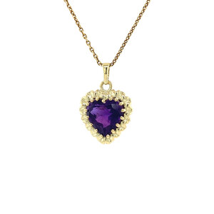 Sophia pendant 14 krt - Violet