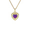 vintage Sophia pendant 14 krt - Violet