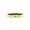 vintage Gold row ring with diamonds 18 crt