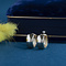 vintage Gold smooth earrings 14 krt