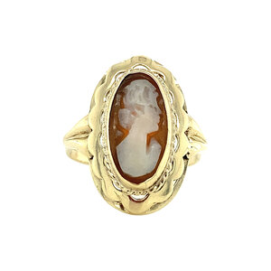 Ring with cameo 8 krt