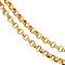 vintage Gold necklace jasseron 51 cm 14 krt