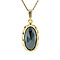 vintage Gold pendant with haematite 14 krt