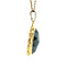 vintage Gold pendant with haematite 14 krt