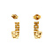vintage Gold Rolex earrings 14 krt