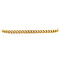 vintage Gold gourmet bracelet 21 cm 14 krt