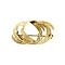 vintage Gouden fantasie broche 14 krt