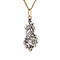 vintage Pendant with rose diamond 12 krt