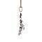 vintage Pendant with rose diamond 12 krt