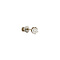 vintage White gold brooch with diamond 14 kt