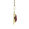 vintage Gold pendant with carnelian 14 ct