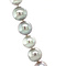 vintage Pearl necklace with silver clasp 46 cm 925