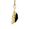 vintage Gouden hanger met carneool 14 krt