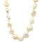 vintage Pearl necklace with gold clasp 14 kt