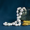 vintage Pearl necklace with gold clasp 14 kt
