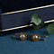 vintage Gold brooch with rose-cut diamond 14 kt