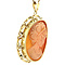 vintage Gold pendant with cameo 14 kt