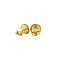 vintage Gold ear studs with opal 14 krt