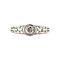 vintage Ring with zirconia 8 kt
