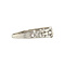 vintage Ring with zirconia 8 kt