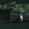 vintage Vintage granaat armband met gouden sluiting 17 cm 14 krt