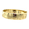 vintage Vintage gold bangle with engraving 14 kt