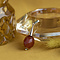 vintage Gold pendant with carnelian 14 kt