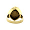 vintage Gold ring with tiger's eye 14 kt