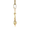 vintage Gouden hanger met parel 14 krt