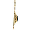 vintage Gouden hanger met granaat 14 krt