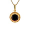 vintage Gold pendant with garnet 14 kt