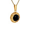 vintage Gold pendant with garnet 14 kt