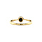 vintage Golden solitaire ring with rose diamond 14 kt