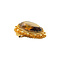vintage Gold pendant with brown glass 14 kt