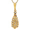 vintage Gouden hanger met diamant 20 krt