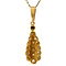vintage Gouden hanger met diamant 20 krt
