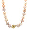 vintage Parel collier met gouden bolsluiting 14 krt