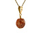 vintage Gouden hanger met jaspis 14 krt