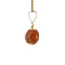 vintage Gouden hanger met jaspis 14 krt