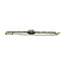 vintage White gold brooch with diamond 14 kt
