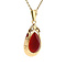 vintage Gold pendant with carnelian 14 kt