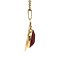 vintage Gold pendant with carnelian 14 kt