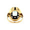 vintage Gouden ring met spinel 14 krt