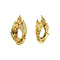 vintage Gouden fantasie oorclips 14 krt
