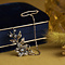 vintage Gold brooch with rose diamond 14 kt
