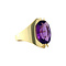 vintage Gold ring with amethyst 14 kt